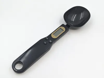 Immagine prodotto di Bilancia a cucchiaio - Misurino digitale - Mini bilancia da cucina  0,1 g - 500 g | Nero