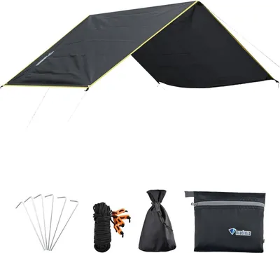 Image de Azarxis wasserdichte Zeltplane Tarp Camping Picnic Sandstrand M 1.8x2.2m