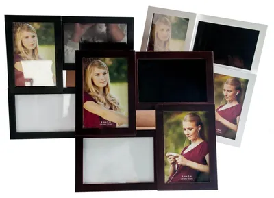 Image de Cadres photo en bois, différentes couleurs