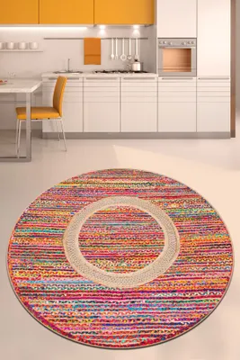 Obrázok produktu pre Conceptum Hypnose, farebné - farebná juta, 100CHL, Bunt, Teppich, 50% Samtgewebe / 50% Polyester