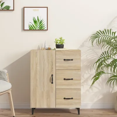 Produktbild von vidaXL Sideboard Sonoma-Eiche 69,5x34x90 cm Holzwerkstoff