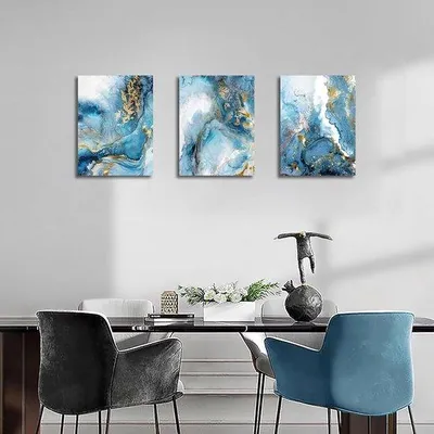 Productafbeelding van Famanu Wanddecoratieset - Set van 3 wandafdrukken