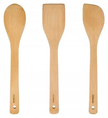 Image de Practic Lot Spatules et Cuillères Bambou Cuisine