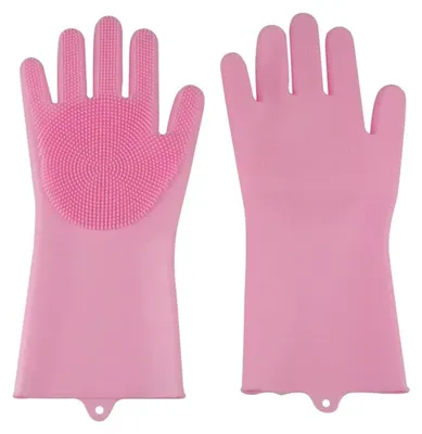 Immagine prodotto di 3 guanti in silicone per la pulizia