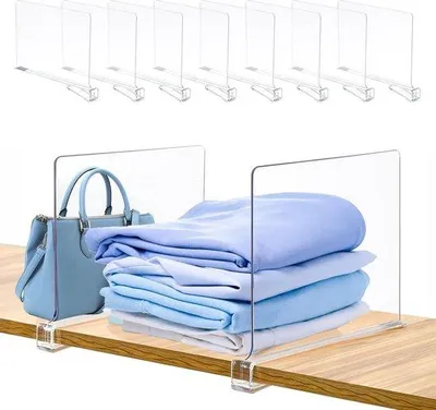 Produktbild von Famanu Plattenverteiler 30 x 20 cm - multifunktionaler Organizer für Schlafzimmer und Küche - 4 Stück