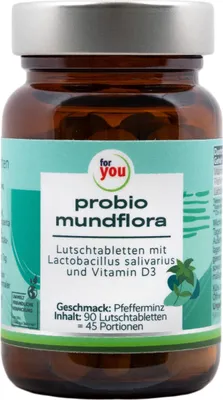 Produktbild von for you probio mundflora - Lutschtabletten