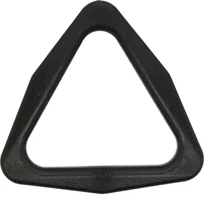 10 Kunststoff Triangel Dreieck für Gurtband, Rucksack, Variantenwahl A 41x39mm I 30x27mm