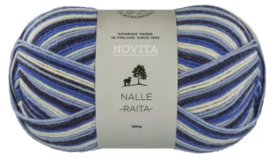 Produktbild von Novita Nalle Raita 100g - Sockengarn 8181 Strömung
