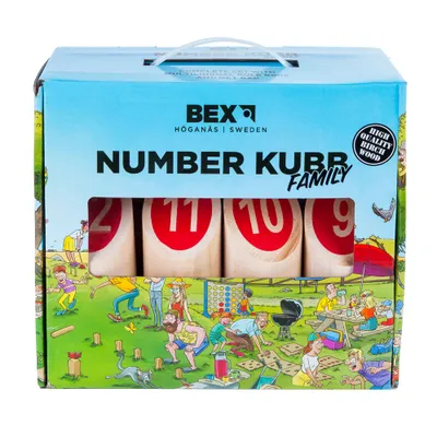 Produktbild von Bex Nummer Kubb Familie Birkenholz Basic