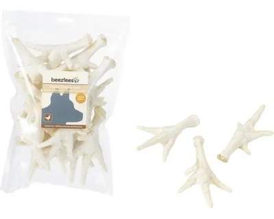 Productafbeelding van Beeztees, geroosterde kippenpoten, 200 gram