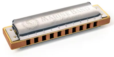 Produktbild von Hohner Marine Band 1896 diatonische Mundharmonika G-Dur