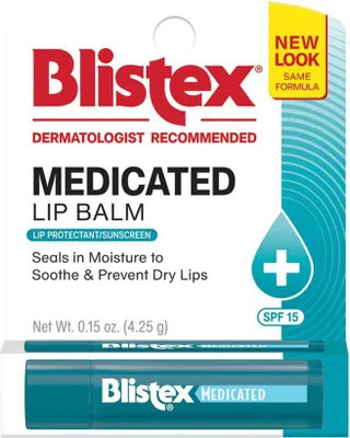 Zdjęcie produktu dla Blistex | Balsam do Ust, Leczniczy, SPF15, Na Podrażnienia, Nawilżający, Ochrona Przed Zimnem, Ochronny | Medicated - 4,25g