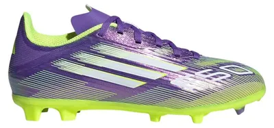 Produktbild von adidas F50 League FG/MG Purple Rush Cloud White Lucid Lemon (GS) - EU 31.5