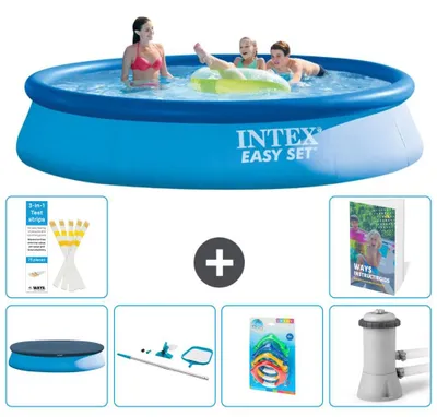 Immagine prodotto di Piscina Easy Set rotonda - 396x84 cm - 7 pezzi  S125