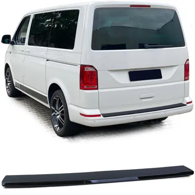 Produktbild von Ladekantenschutz Premium schwarz glänzend für VW T5 ab 2003 / T6 ab 2015