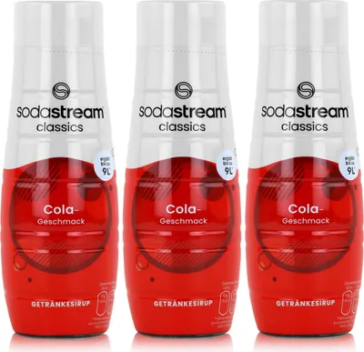 Produktbild von SodaStream Getränke-Sirup Softdrink Cola Geschmack 440ml (3er Pack)