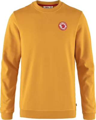 Produktbild von Fjällräven 1960 Logo Badge Sweater M Mustard Yellow M Outdoor Hoodie