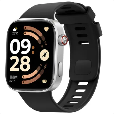 Productafbeelding van imoshion Siliconen bandje voor de Xiaomi Smart Band 10 Pro / 9 Pro / 8 Pro / Redmi Watch 6 / 5 / 4 - Zwart