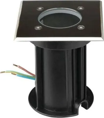 Image de Spot LED Extérieur Encastrable Carré IP65 pour Ampoule GU10