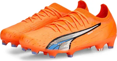 Produktbild von PUMA Ultra Ultimate FG/AG Fußballschuhe Damen 01 - ultra orange/puma white/blue glimmer 39