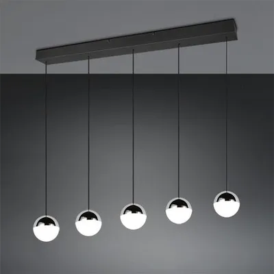 Productafbeelding van 5-lichts hanglamp Senta chroom