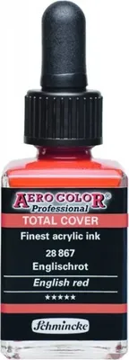Produktbild von Englischrot 28ml 28 867 023 Schmincke Aero Color TOTAL COVER Airbrush Farbe