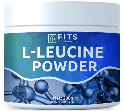 Productafbeelding van L-Leucine poeder, 200 gram