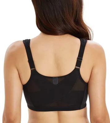 Imagen del producto de Sujetador de confort para mujer Lemorosy, con cierre y soporte lumbar, sin aros