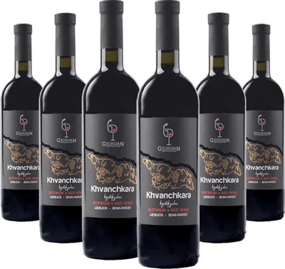 Produktbild von Weinpaket Khvanchkara von Georgian Production Rotweine lieblich Wein aus Georgien