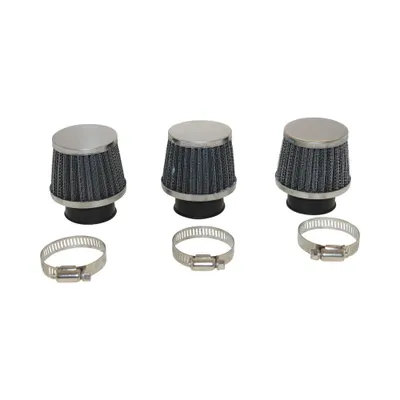Obrázok produktu pre 3x vzduchový filter univerzálny pre karburátor Sport 17,5 s pripojením 35 - 36 mm pre Aerox, Nitro