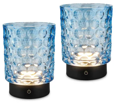 Produktbild von LED Tischleuchte kabellos IP44 Akku Aussen/Innen Dimmbar Touch 2er Set