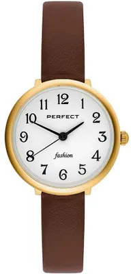 Produktbild von Damenuhr Perfect, braun, Perfect-PF01265