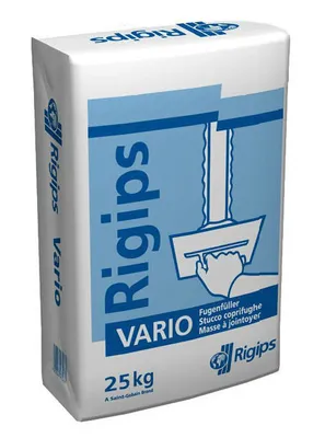A bag of Rigips Vario Fugenspachtel.