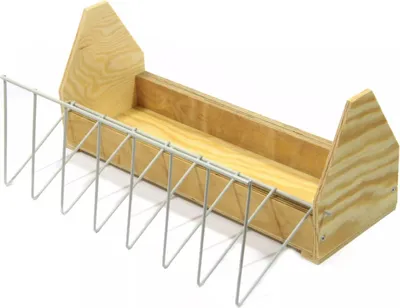 Produktbild von Futtertrog Futterraufe Taubentrog für Vögel Tauben Futterspender Futterraufe Futter aus Holz 97cm