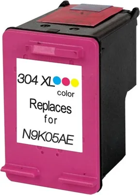 Image de Cartouche d'encre compatible avec HP 304 XL couleur pour DESKJET 2620, 2621, 2622, 2623, 2630, 2632, 2633, 2634, 3720, 3720, 3730, 3732, 3733, 3735...
