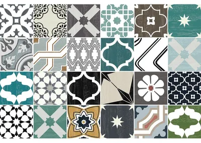 Image de Autocollants imitation carrelage pour la cuisine et la salle de bains – 24 autocollants Tilinia imitation carrelage ciment – 24 autocollants de 15 x 15 cm