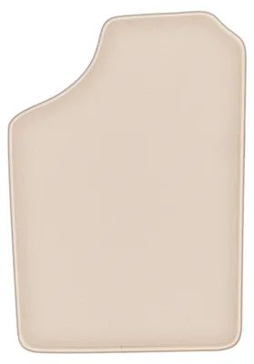Produktbild von DURBAN Beige Velours-Fahrerfußmatte für Volkswagen Polo II Coupé, Schrägheck, Limousine (1981-1992)