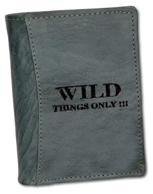 Produktbild von Portemonnaie blau grau Wild Things Only Leder D2OPJ100B