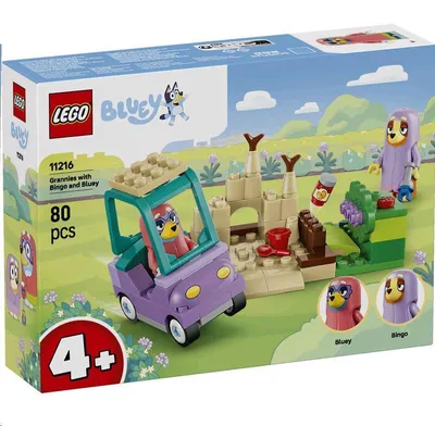 Obrázok produktu pre LEGO Babičky s Bingo a Bluey, Stavebnica, 4 rok / roky, Plast, 80 kusov, 186 g