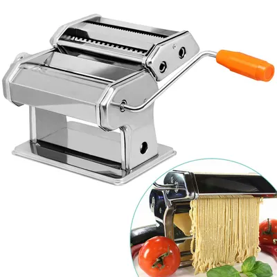 Immagine prodotto di Vigevee Macchina per la pasta in acciaio inossidabile Macchina per pasta 3 in 1 Lasagne Spaghetti Tagliatelle