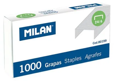 Obrázok produktu pre Hmoždinky 24/6 MILAN – balenie 1000 ks