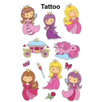 Produktbild von AVERY Zweckform ZDesign KIDS Tattoos "Prinzessin"