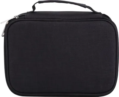 Obrázek produktu pro 72 přihrádek, multifunkční, skládací látkový penál, velká kapacita, penál na zip, černý