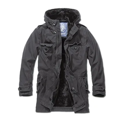 Produktbild von Brandit Winterjacke Herren BW Parka schwarz Basics 100% Baumwolle M