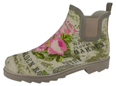 Produktbild von Beck Damen Gummistiefel Regenstiefel Kurzschaft Stiefel Stiefelette, Farbe:Mehrfarbig, Schuhgröße:EUR 41, Artikel:-869 Landlust