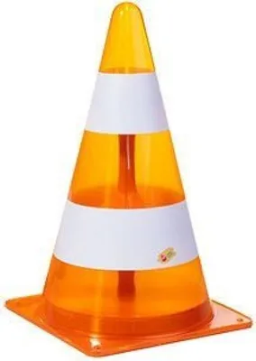 Obrázok produktu pre Rolly Toys rollyPylone lighted, Pylonen mit Licht, Verkehrshütchenl, Warnkegel