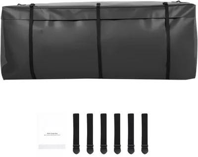 Produktbild von Automobilentransportertasche für Lastwagenladeflächen, wasserdicht, 840d-PVC, 0,566 m³, mit verstärkten Riemen für Autos, SUVs und LKW, schwarz