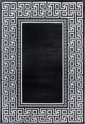 Produktbild von Parma Laby teppich kurzflor rechteckig 140x200cm schwarz