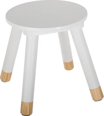Produktbild von Kinderhocker "douceur" weiß  - Atmosphera créateur d'intérieur