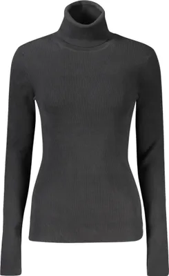 Produktbild von Eleganter Damen Rollkragenpullover aus Baumwolle mit Logo-Applikation